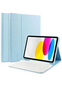 Tech-Protect SC Pen + Keyboard Case for iPad 10.9" 2022 - Light Blue