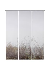 Novel Fl&auml;chenvorhang, Braun, Textil, 3x60 cm, Heimtextilien, Vorh&auml;nge, Fl&auml;chenvorh&auml;nge