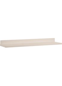 Wandregal Paidi "in verschiedenen Farben, 95 cm Breite, Schweberegal", cashmere, beige, B:95cm H:9cm T:23cm, Holzwerkstoff, Regale, Wandregal, stabiles H&auml;ngeregal aus Holz, 20 Kg Tragkraft, Wandboard