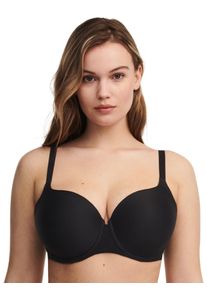 T-Shirt-BH Chantelle "NORAH", Damen, Gr. 80, Cup B, schwarz, Obermaterial: 85% Polyamid, 15% Elasthan, BHs T-Shirt-BH, weiche Spitze, blickdichtes Gewebe