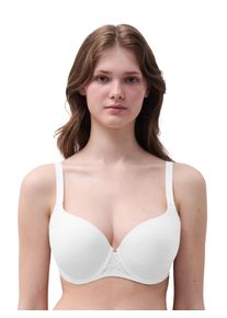 T-Shirt-BH Chantelle "NORAH", Damen, Gr. 75, Cup H, wei&szlig;, Obermaterial: 85% Polyamid, 15% Elasthan, BHs T-Shirt-BH, weiche Spitze, blickdichtes Gewebe