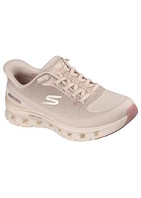 Slip-On Sneaker Skechers "ARCH FIT GLIDE-STEP PRO", Damen, Gr. 35, natur, Synthetik, Textil, Schuhe Slip-On Sneaker, Freizeitschuh, Halbschuh, Slipper mit komfortabler ArchFit-D&auml;mpfung