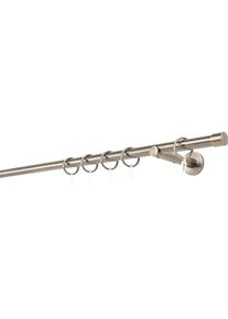 Gardinenstange mydeco "20mm Cap Wandtr&auml;ger 12 cm", braun (bronzefarben), L:150cm, Gardinenstangen, Gardinenstange