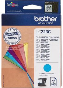 Brother Tintenpatrone "LC-223C", blau (cyan), Tintenpatronen, Tintenpatrone