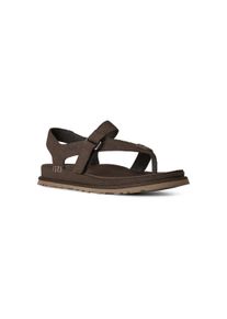 UGG Australia Sandale UGG "GOLDENGAZE TOE POST", Damen, Gr. 11 (42), dunkelgrau, Veloursleder, unifarben, Schuhe Sandale, Mule, Sabot, Fu&szlig;bett mit Memory-Schaum