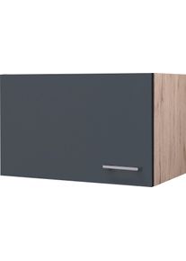 Kurzh&auml;ngeschrank Flex-Well "Morena", grau (basaltgrau, san remo eiche), B:60cm H:32cm T:32cm, Holzwerkstoff, Schr&auml;nke, Kurzh&auml;ngeschrank, (B x H x T) 60 x 32 x 32 cm