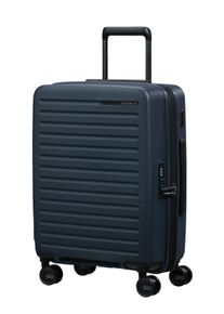 Handgep&auml;ck-Trolley Samsonite "RESTACKD", Damen, Gr. B/H/T: 40cm x 55cm x 20cm 39 l, midnight, Polypropylen, Koffer Handgep&auml;ck-Trolley, mit fester Trennwand und verstellbaren Packgurten