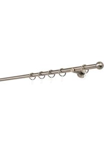 Gardinenstange mydeco "20mm Ball Wandtr&auml;ger 6,5 cm", braun (bronzefarben), L:150cm, Gardinenstangen, Gardinenstange