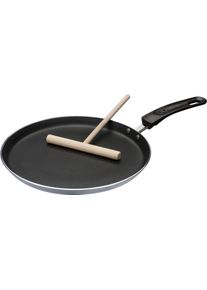 Cr&ecirc;pepfanne GSW, grau (grau, schwarz), &Oslash;:26cm, Pfannen, Cr&ecirc;pepfanne, Induktion