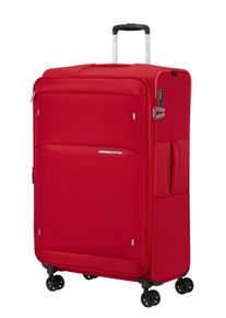 Hartschalen-Trolley Samsonite "GOTWIST", Damen, Gr. B/H/T: 48cm x 78cm x 31cm 107 l, true rot, Polyester, Koffer Hartschalen-Trolley, mit Teleskopgriff und mehreren Tragegriffen, innen aus Polyester
