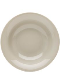 Pastateller Van Well "Teller Set, Jive, tiefer Teller 20 cm, 6 St&uuml;ck", beige, H:4,5cm &Oslash;:20cm, Porzellan, Speiseteller, Pastateller, dezentes Spiraldekor, sp&uuml;lmaschinen-und mikrowellengeeignet