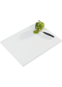 Tranchierbrett Kesper "Profi", wei&szlig;, B:38cm H:1,2cm L:50cm, Kunststoff, Schneidebretter, Tranchierbrett, Gr. 50 x 38 cm