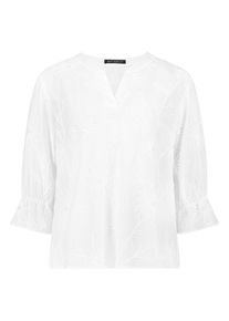 Schlupfbluse Betty Barclay "Schlupfbluse mit 3/4 Arm", Damen, Gr. 46, wei&szlig; (rohwei&szlig;), Obermaterial: 100% Baumwolle CO., Blusen Schlupfbluse