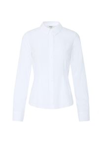 Hemdbluse oxmo "Hemdbluse OXNIlla", Damen, Gr. 36, wei&szlig; (hellwei&szlig;), Obermaterial: 100% Viskose LENZING ECOVERO CV LenzEcov., Blusen Hemdbluse