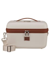 Beautycase Samsonite "IMAGE", Damen, Gr. B/H/T: 36cm x 25cm x 24cm, wei&szlig; (ivory), Polycarbonat, Polyurethan, Taschen Beautycase, Kulturkoffer Kosmetikbox Beautybox waschbares Innenfutter
