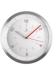 Wanduhr CHRISTOFFEL "Wanduhr Lowell", silber (silberfarben), Wanduhren, Wanduhr