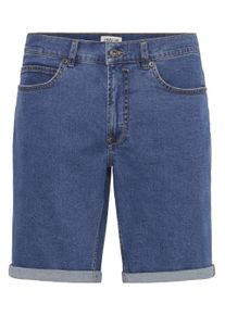 !Solid Jeansshorts SOLID "Shorts SDMITTEL", Damen, Gr. S, N-Gr, blau (middle blau denim), Obermaterial: 99% Baumwolle CO. 1% Elasthan EL., Jeans Jeansshorts