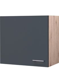 H&auml;ngeschrank Flex-Well "Morena", grau (basaltgrau, san remo eiche), B:60cm H:54,8cm T:32cm, Holzwerkstoff, Schr&auml;nke, H&auml;ngeschrank, (B x H x T) 60 x 54,8 x 32 cm