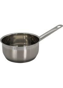 Kr&uuml;ger Kasserolle KR&Uuml;GER "Kreta", silber (silberfarben), H:8cm &Oslash;:16cm, T&ouml;pfe, Kasserolle, &Oslash; 16 cm, Induktion