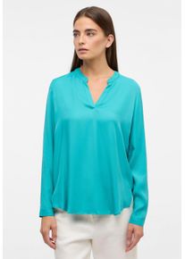Longbluse Eterna "LOOSE FIT", Damen, Gr. 42, gr&uuml;n (smaragd), 100% Viskose, Blusen Longbluse