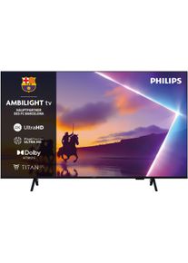 Philips QLED-Fernseher "43PUS8400/12", Energieeffizienz: E, schwarz, 43 &Prime;, Fernseher, QLED-Fernseher