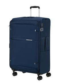 Hartschalen-Trolley Samsonite "GOTWIST", Damen, Gr. B/H/T: 48cm x 78cm x 31cm 107 l, navy blau, Polyester, Koffer Hartschalen-Trolley, mit Teleskopgriff und mehreren Tragegriffen, innen aus Polyester