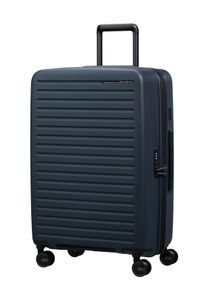 Handgep&auml;ck-Trolley Samsonite "RESTACKD", Damen, Gr. B/H/T: 46cm x 68cm x 26cm 71 l, midnight, Polypropylen, Koffer Handgep&auml;ck-Trolley, mit fester Trennwand und verstellbaren Packgurten