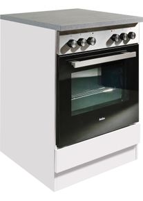 Wiho-K&uuml;chen Herdumbauschrank WIHO K&Uuml;CHEN "Kiel", front und korpus: wei&szlig;, B:60cm H:85cm T:60cm, Schr&auml;nke, Herdumbauschrank, 60 cm breit