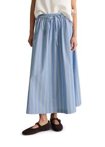 Marc O'Polo A-Linien-Rock MARC O'POLO DENIM, Damen, Gr. M, light blau, Web, Obermaterial: 100% Baumwolle, A-Linie ca. Mitte Wade, R&ouml;cke A-Linien-Rock, Ausgestellter Rock aus Papertouch-Popeline