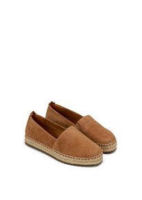 Marc O'Polo Espadrille MARC O'POLO "Gem", Damen, Gr. 41, cognac, Ziegenveloursleder, unifarben, Schuhe Espadrille, Slipper, Halbschuh, Schlupfschuh, Sommerschuh mit Jutebezug