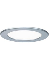 Paulmann LED Panel "LED Einbaupanel rund 170mm 12W 4.000K", grau (chromfarben), 1, &Oslash; 17cm H: 0,5cm, 1 Stk., Leuchten, LED Einbaupanel rund 170mm 12W 4.000K, LED Panel