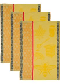 Geschirrtuch Ross "Biene", gelb, B:50cm L:70cm, 100% Baumwolle, Geschirrt&uuml;cher, Geschirrtuch, Motivtuch, aus 100% Baumwolle