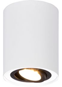 Trio LEUCHTEN Deckenleuchte "COOKIE, Deckenstrahler exkl 1xGU10 max 35W Lichtkegel schwenkbar", schwarz-wei&szlig; (wei&szlig; schwarz), 1, &Oslash; 9,6cm H: 12,5cm, 1 Stk., Leuchten, GU10 Strahler einflammig Leuchtmittel wechselbar Aufbauspot Flur K&uuml;che, Deckenleuchte