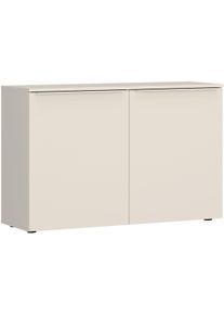 Kommode Tom Tailor HOME, light taupe, B:110cm H:74cm T:42cm, Holzwerkstoff, Melamin, Spanplatte, Sideboards, Kommode, Lowboard mit Breite 110 cm, viel Stauraum mit besonderem Farbkick