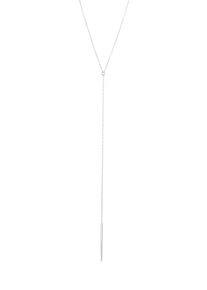 Y-Kette Elli "Halskette Y-Kette Stab 925 Sterling Silber" Gr. 45, silber, Halsketten, Damen, ohne Stein, Silber 925 (Sterlingsilber), Y-Kette