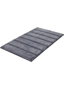 Badematte Kleine Wolke "Monrovia", schiefer, H:23mm, Kunstfaser, Badematten, Badematte, Badteppich, Uni Farben, gestreift, aus Mikrofaser, waschbar