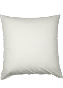 Kissenbezug Janine "PIANO 0125 31 80x80", grau (platinfarben), B:40cm L:40cm, Mako-Soft-Seersucker, Obermaterial: 100% Baumwolle, Kissenbez&uuml;ge, Kissenbezug, mit Rei&szlig;verschluss