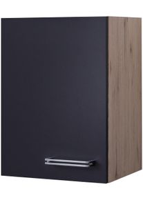 H&auml;ngeschrank Flex-Well "Antigua", grau (anthrazit, san remo eiche), B:40cm H:55cm T:32cm, Holzwerkstoff, Schr&auml;nke, H&auml;ngeschrank, (B x H x T) 40 x 54,8 x 32 cm