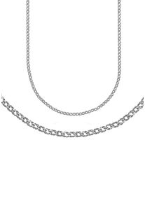 Collierkettchen Firetti "Schmuck Geschenk Silber 925 Fantasiekettengliederung 4,4 mm breit" Gr. 42, silber (silberfarben), Halsketten, Damen, 42, Silber 925 (Sterlingsilber), B: 4,4mm, Collierkettchen, Made in Germany, B:4,4mm