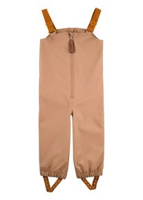 Regenhose Sterntaler "Regenhose ungef&uuml;ttert uni", Jungen, Gr. 74, EURO, braun (lehmbraun), Obermaterial: 100% Polyester PES., Hosen Regenhose