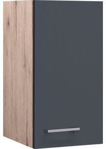 H&auml;ngeschrank Flex-Well "Morena", grau (basaltgrau, san remo eiche), B:30cm H:54,8cm T:32cm, Holzwerkstoff, Schr&auml;nke, H&auml;ngeschrank, (B x H x T) 30 x 54,8 x 32 cm