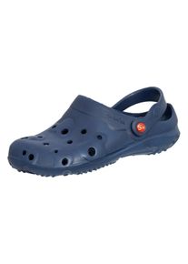 Clog SCHUZZ "Globule", Herren, Gr. 43, blau (marine), Obermaterial: 100% Sonstiges Material (Ananasfaser) AM_PF ., Schuhe Clog