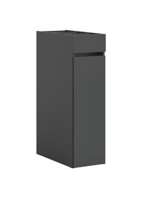 Mid.you Badezimmerregal, Anthrazit, Holzwerkstoff, 3 F&auml;cher, 29x101x60 cm, FSC Mix, stehend, Badezimmer, Badezimmerregale, Badregale