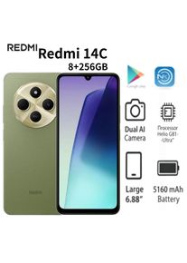 Redmi 14C 2026 Global Edition, 8+256GB, 120Hz, 50MP + 13MP dual camera, 5160mAh high-capacity battery