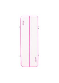 Gymnastikmatte aufblasbar, Rosa, Wei&szlig;, Kunststoff, 100x20x300 cm, Reach, rutschfest, Dropstitch-Technologie, wasserabweisendes Material, leicht zu reinigen, aufblasbar, einfach zu transportieren, praktisch zusammenfaltbar, platzsparend, keine harten Kanten oder Fl&auml;chen, leicht, vielseitig einsetzbar, weich, regulierbare Federwirkung, gelenkschonend, Freizeit & Co, Gartenspielzeug, H&uuml;pfburgen & Tra
