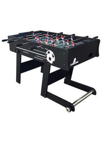 Scorpion Kick TS FU&szlig;BALLTISCH, Schwarz, Holz, 61x81x122 cm, Torz&auml;hler manuell, seitlicher Balleinwurf, Ballr&uuml;cklauf an beiden Kopfenden, klappbar, Freizeit & Co, Spieltische, Tischfu&szlig;ball & Co