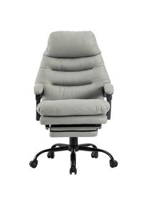 Livetastic , Grau, Schwarz , Kunststoff , 64x114-122x72 cm , Sitzfl&auml;che 360&deg; drehbar, Wippfunktion , B&uuml;rom&ouml;bel, B&uuml;rost&uuml;hle, Chefsessel