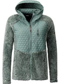 Fleecejacke LPO "FEDORA WMN", Damen, Gr. 48 (XL), gr&uuml;n, 100% Polyester, Jacken Fleecejacke