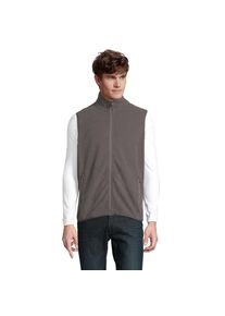 SOLS Uniseks Fleece Bodywarmer met rits voor volwassenen (Houtskool Grijs Effen)