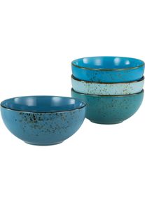 M&uuml;slischale Creatable "NATURE COLLECTION", blau, &Oslash;:17,5cm, Steinzeug, Sch&uuml;sseln, M&uuml;slischale, Salatschale, Snackschale, Naturfarben, &Oslash; 17,5 cm